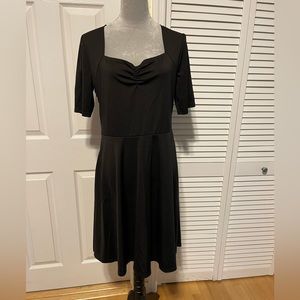 Zeagoo Sweetheart Neck Fit & Flare Dress